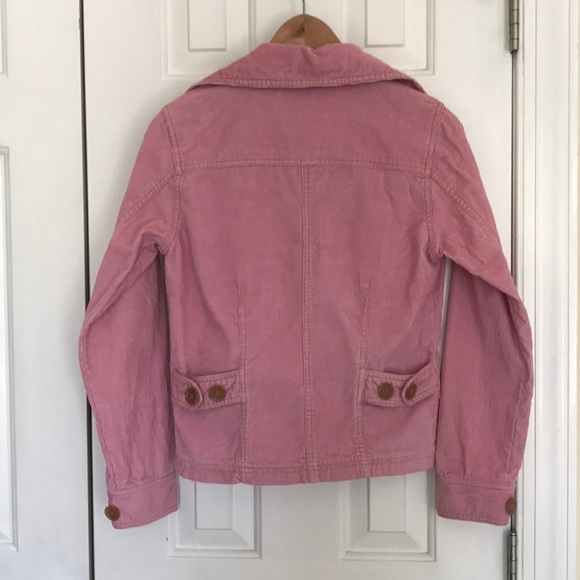 ❌SOLD❌PINK VINTAGE TULLE CORDUROY BUTTON UP JACKET - Picture 7 of 10